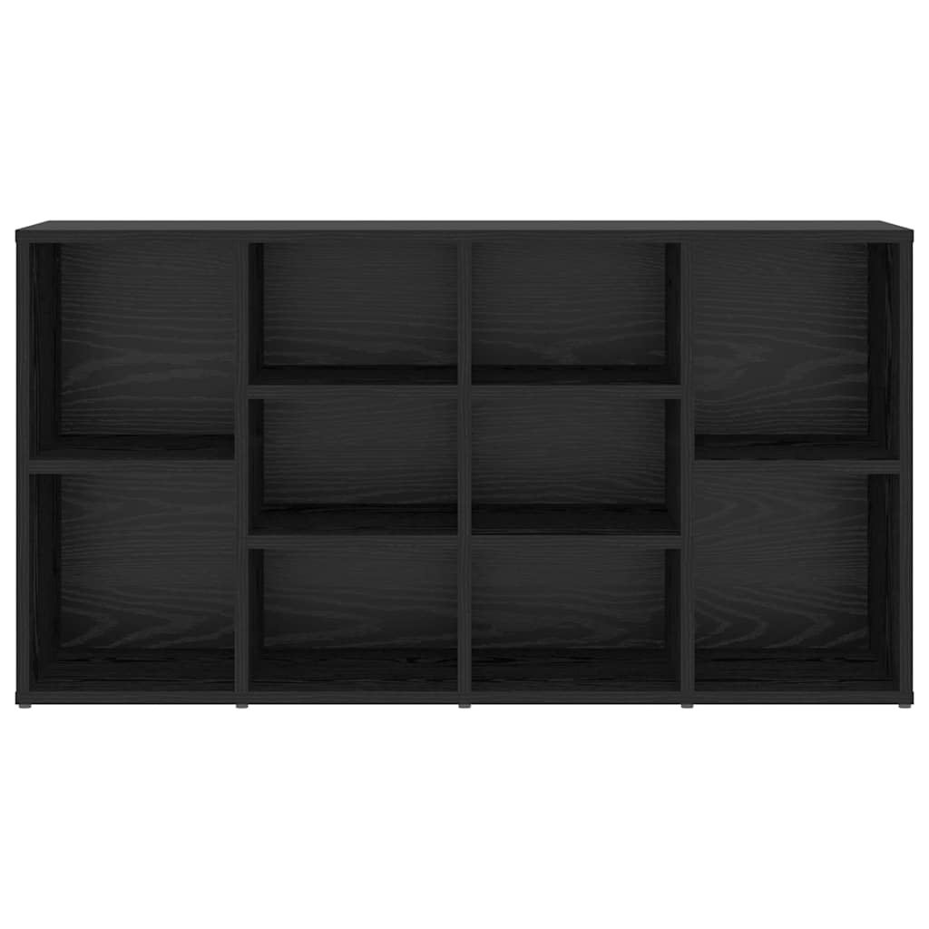 Schuhbank Schwarz Eichen-Optik 103 x 30 x 54.5 cm Holzwerkstoff