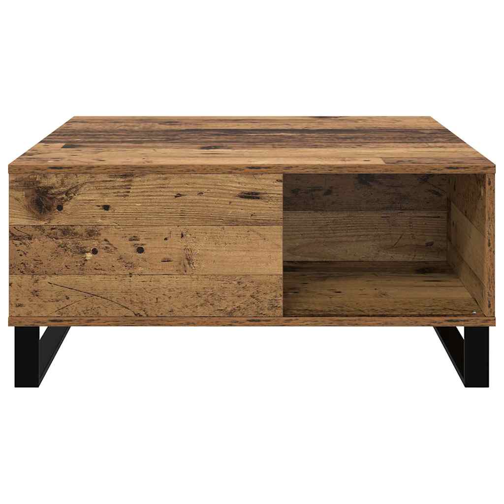 Couchtisch Altholz 80 x 80 x 36.5 cm Holzwerkstoff