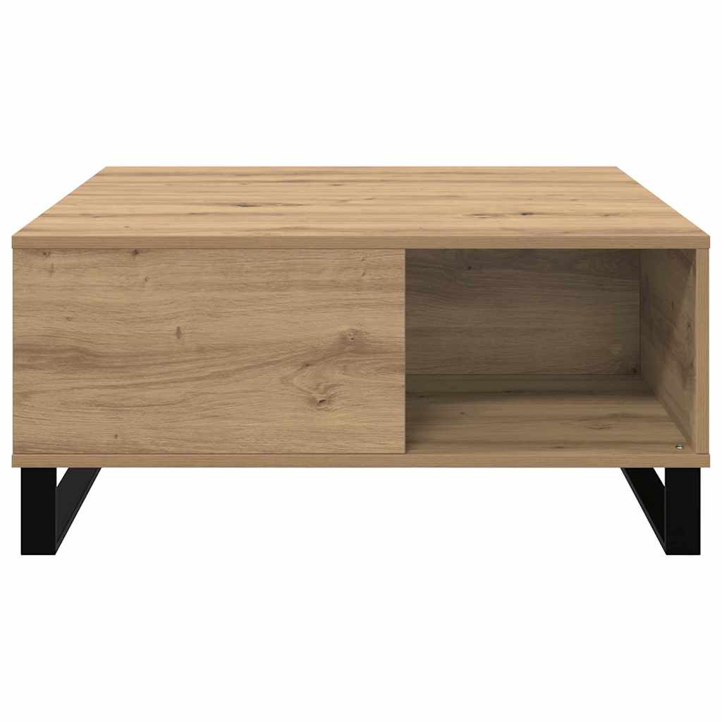Couchtisch Artisan-Eiche 80 x 80 x 36.5 cm Holzwerkstoff