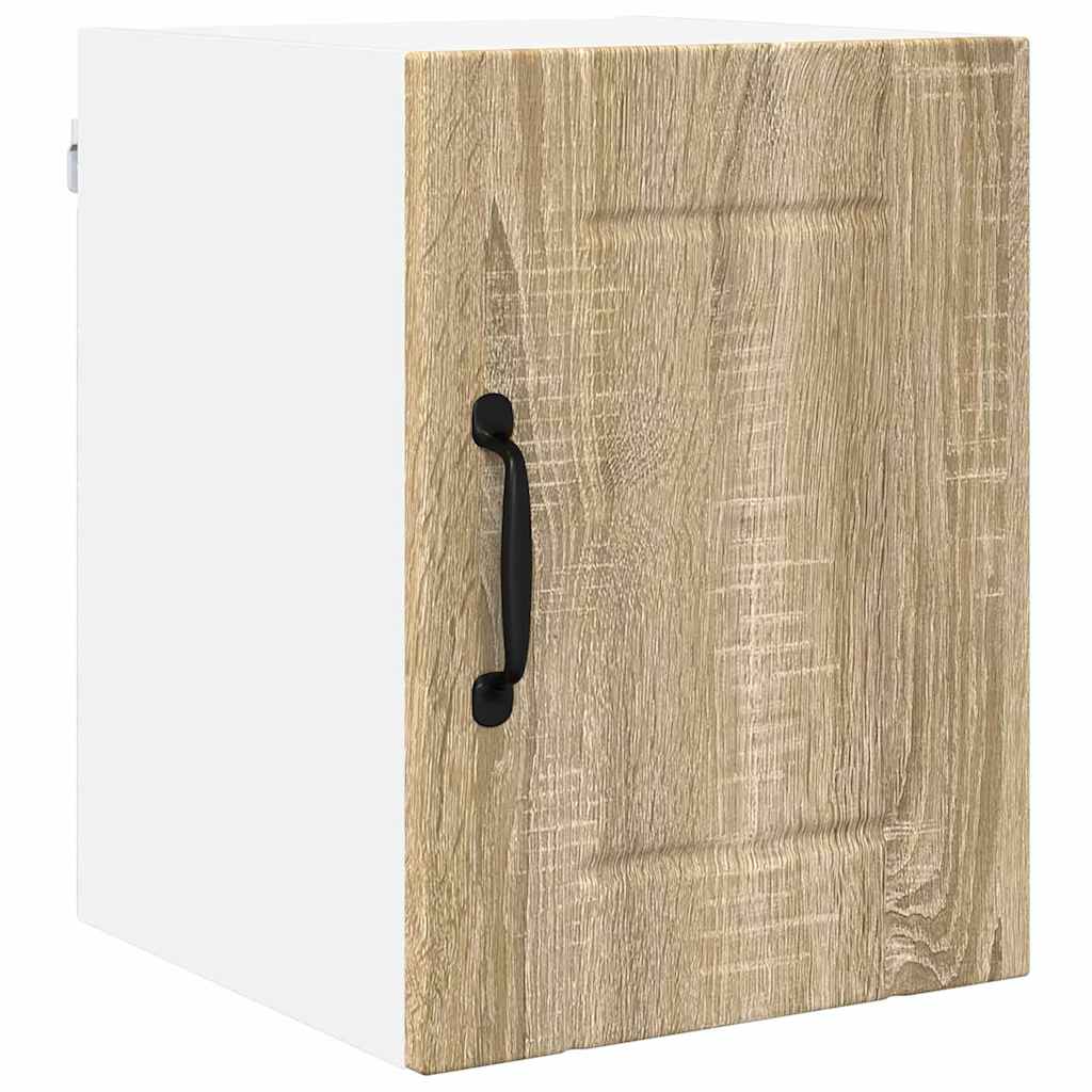 Küchenhängeschrank mit Regal 2 pcs Sonoma-Eiche 30 x 31 x 40 cm
