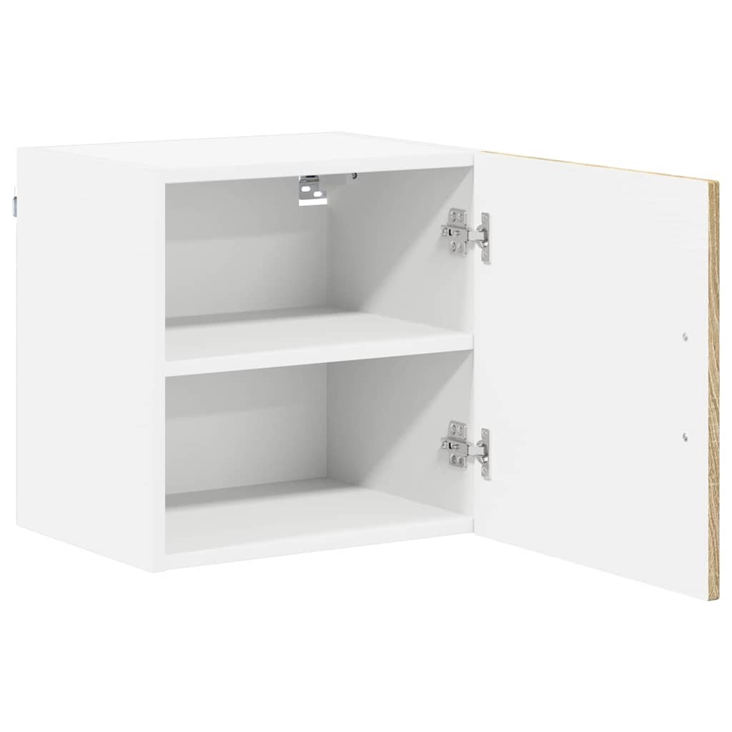 Küchenhängeschrank mit Regal 2 pcs Sonoma-Eiche 40 x 31 x 40 cm