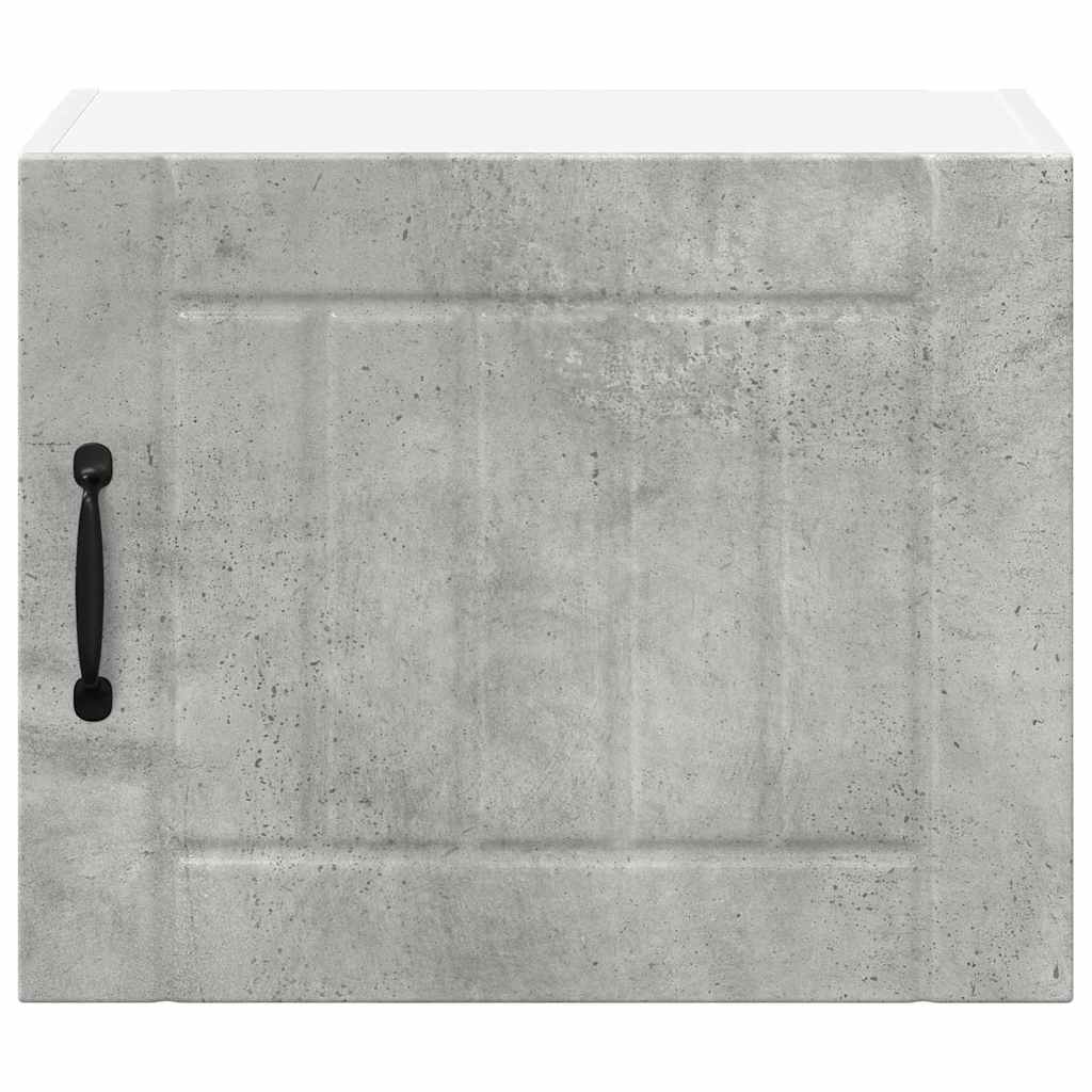 Küchenhängeschrank mit Regal 2 pcs Beton Grau 50 x 31 x 40 cm