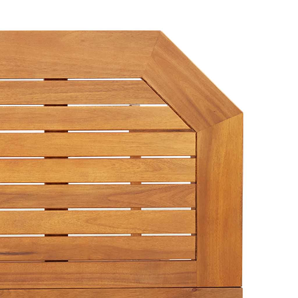 Bistrotisch 90x50x75 cm Akazie Massivholz