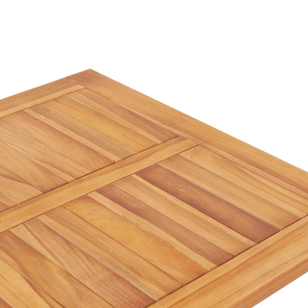 3-tlg. Bar-Set Teak Massivholz