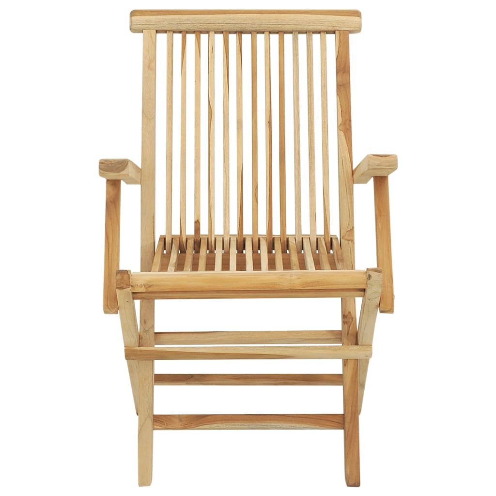 5-tlg. Garten-Essgruppe Teak Massivholz