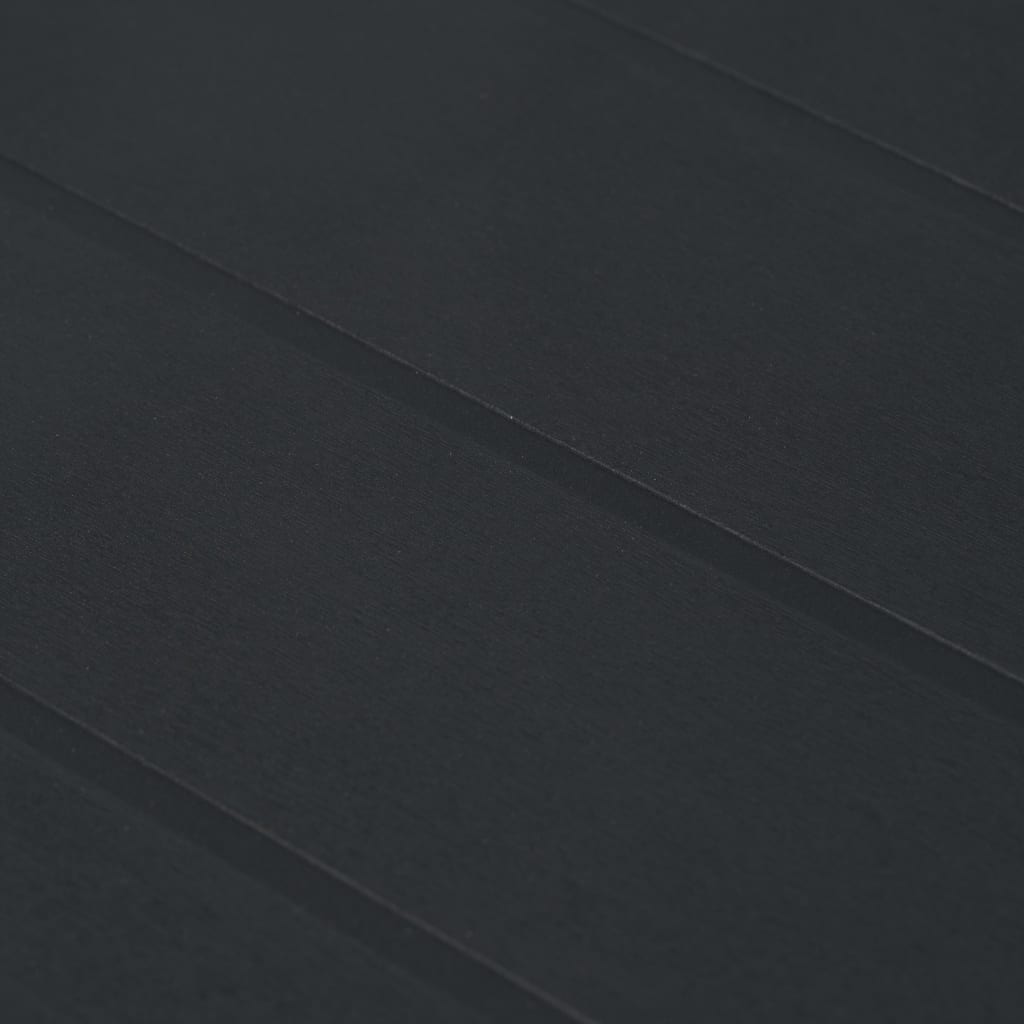 5-tlg. Garten-Essgruppe Kunststoff Anthrazit Rattan-Optik