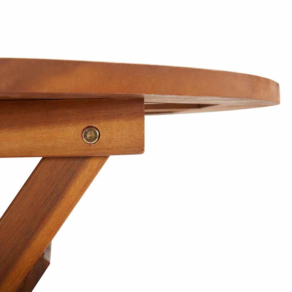 Gartentisch Klappbar 60x75 cm Massivholz Akazie