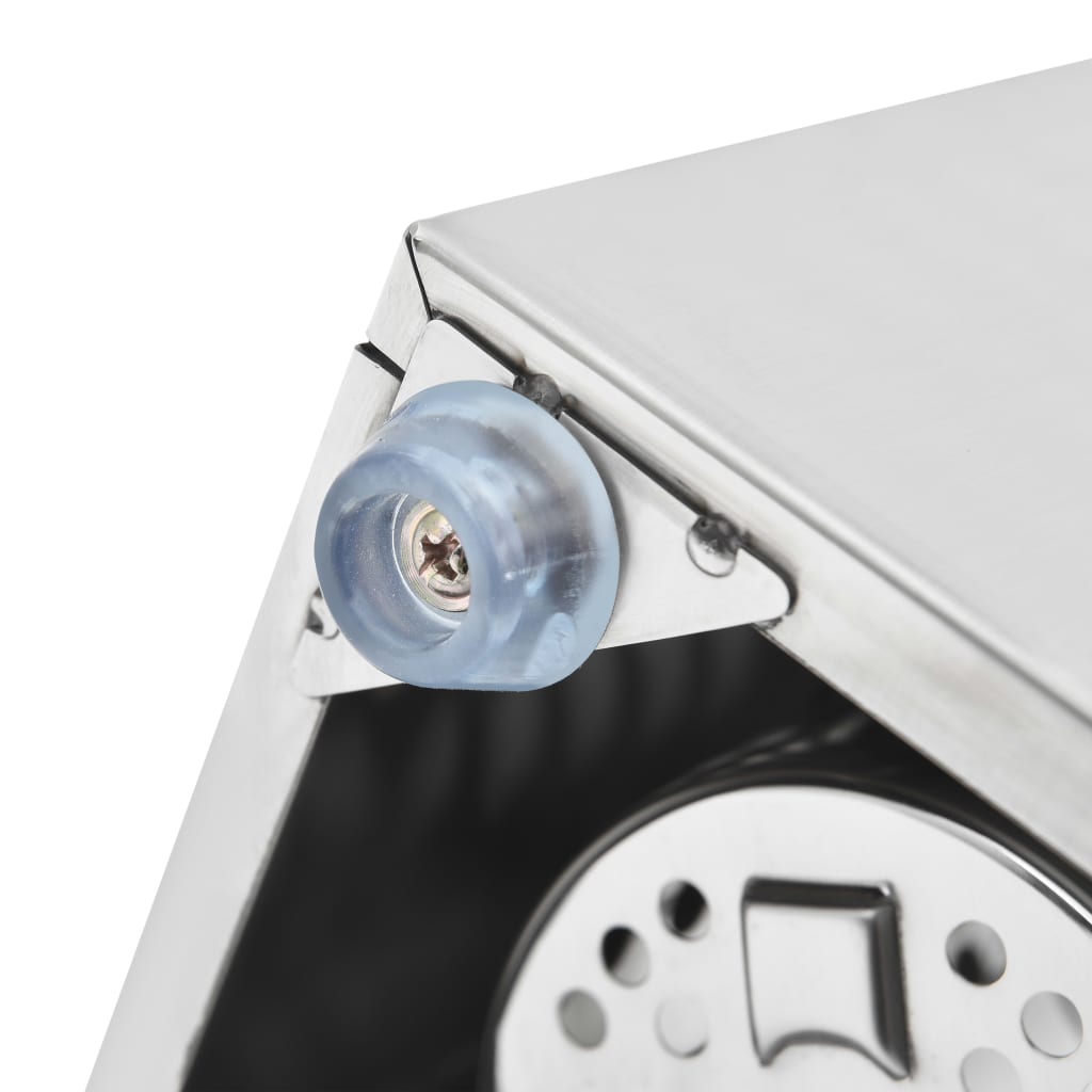 Besteckbehälter 5 Fächer Rechteckig Edelstahl