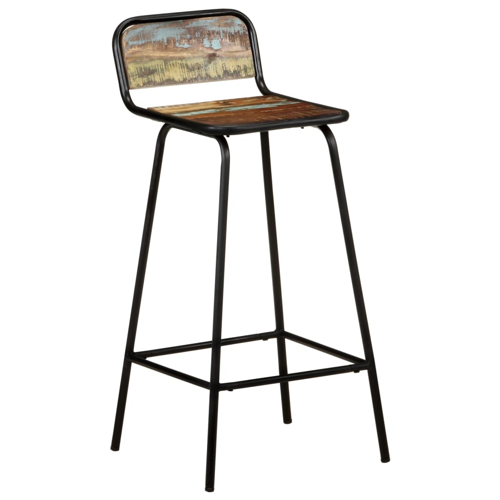 Barstühle 4 Stk. Altholz Massiv