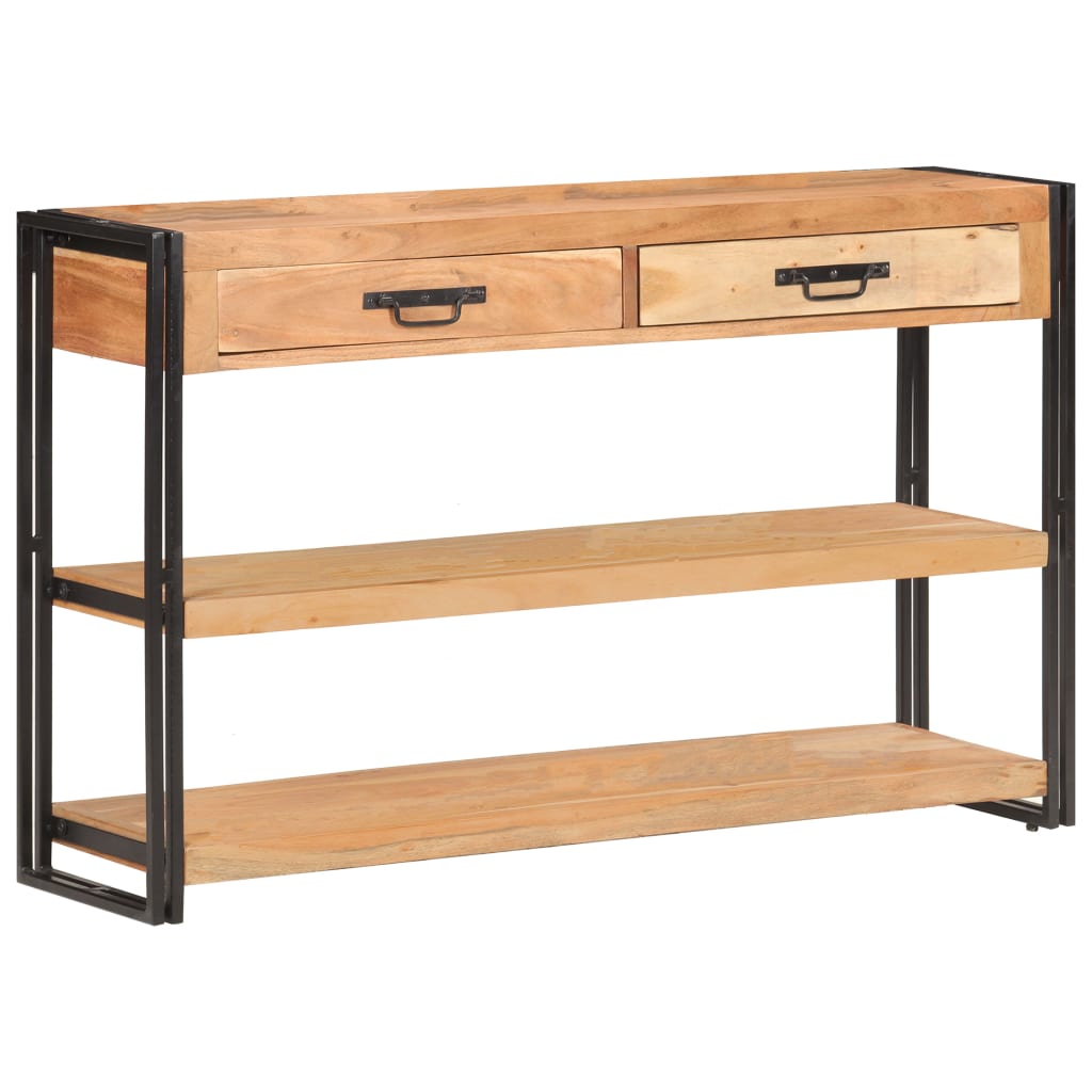 Sideboard 120x30x75 cm Akazie Massivholz