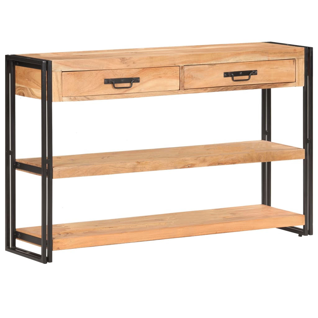 Sideboard 120x30x75 cm Akazie Massivholz