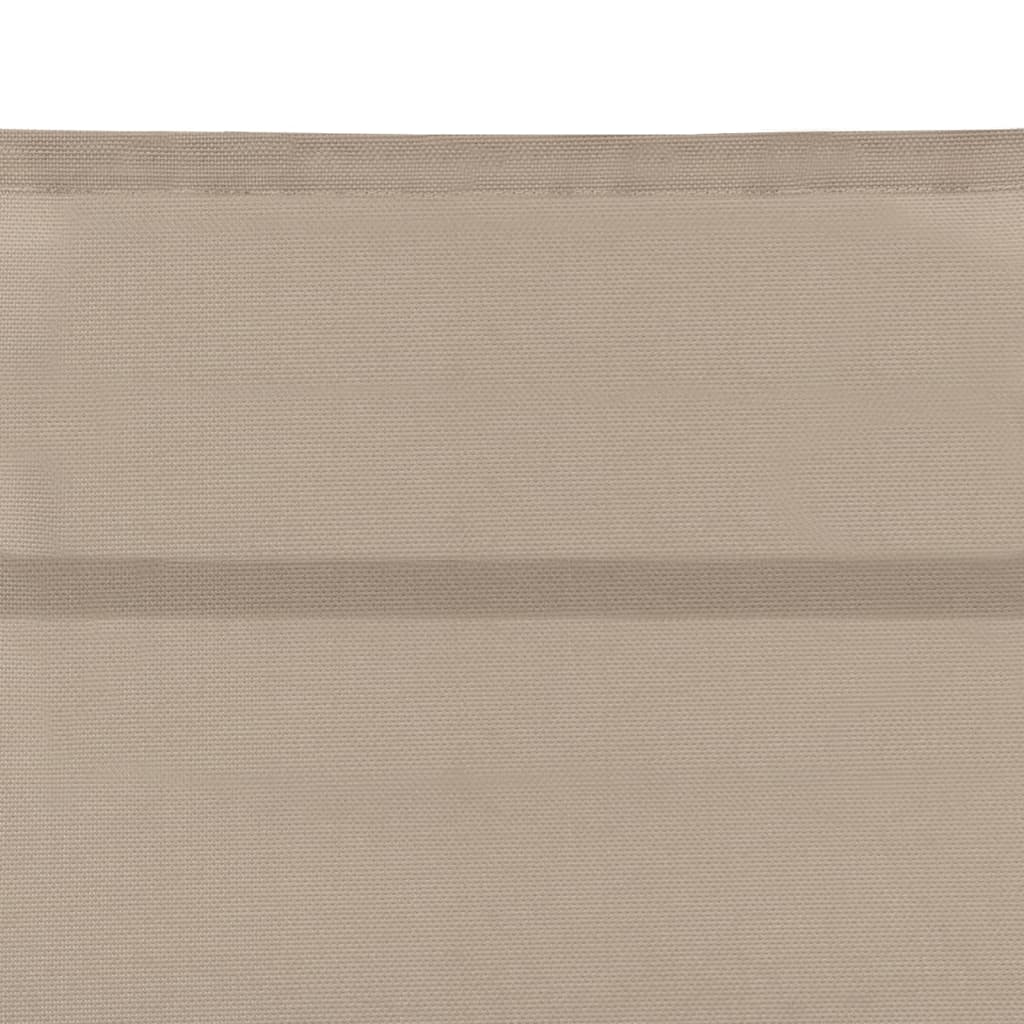 Sonnenliege Textilene und Aluminium Creme