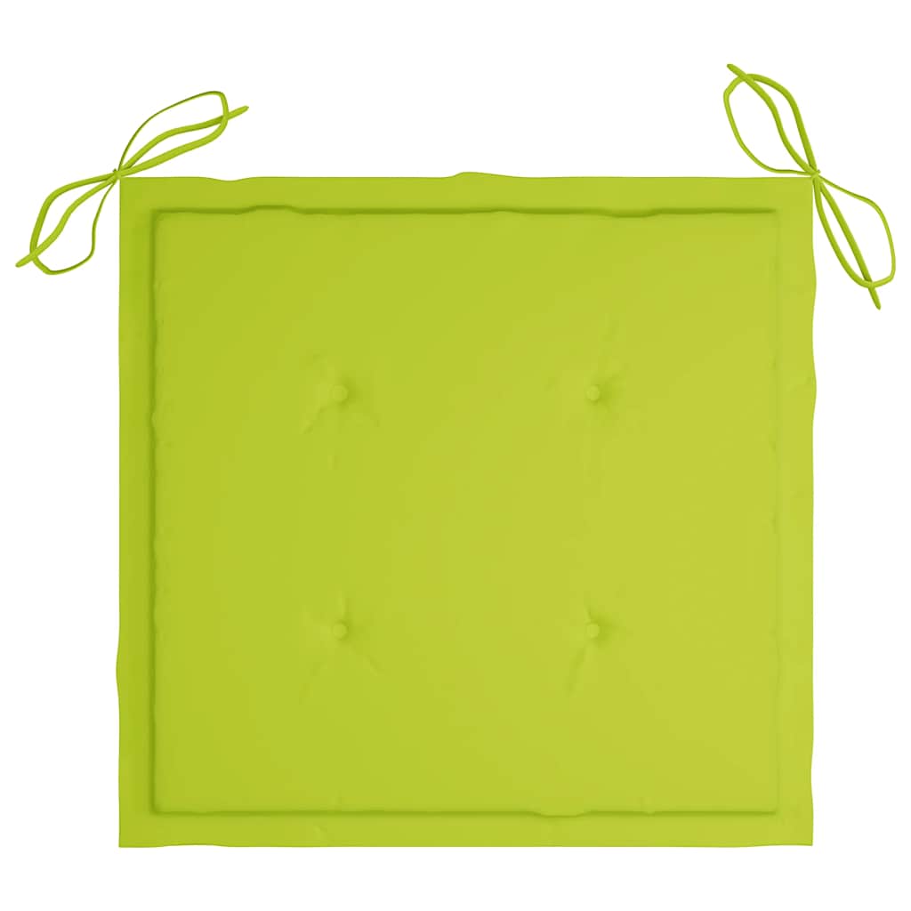 Gartenstühle mit Teetisch und Kissen Akazie Massivholz