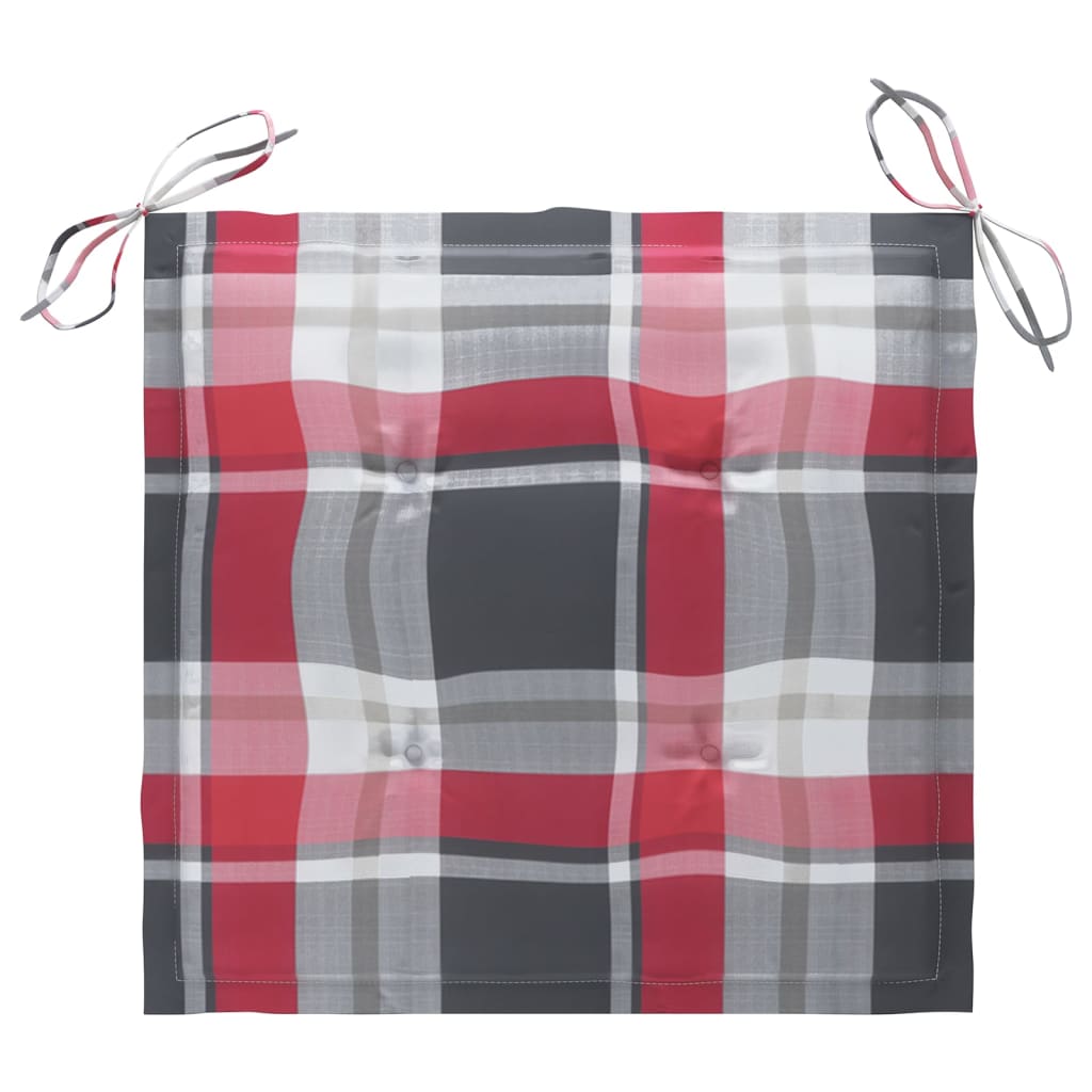 Gartenstühle mit Teetisch und Kissen Akazie Massivholz