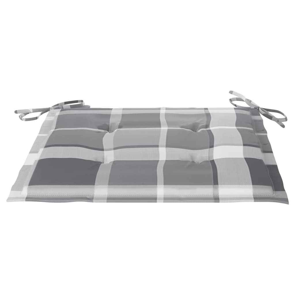 Gartenstühle mit Teetisch und Kissen Akazie Massivholz