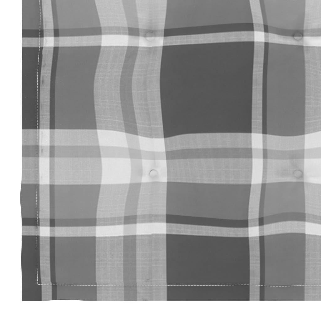 Gartenstühle mit Kissen 2 Stk. Massivholz Teak und Stahl