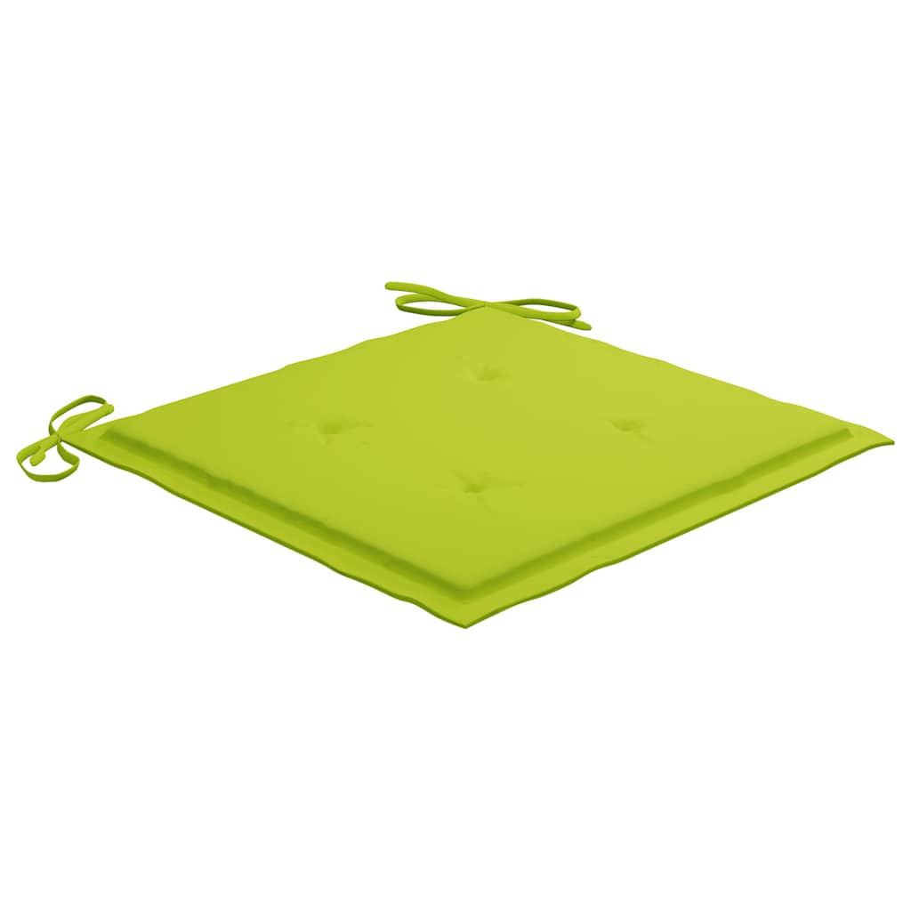 Klappbare Gartenstühle 6 Stk. mit Kissen Massivholz Akazie