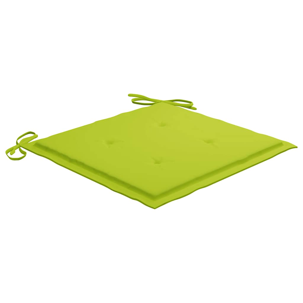 Klappbare Gartenstühle 6 Stk. mit Kissen Massivholz Akazie