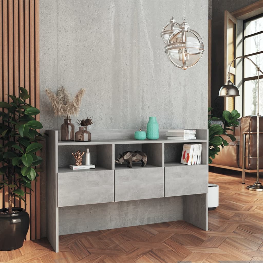Sideboard Betongrau 105x30x70 cm Holzwerkstoff