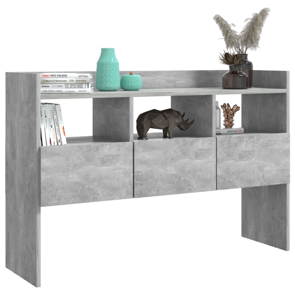 Sideboard Betongrau 105x30x70 cm Holzwerkstoff