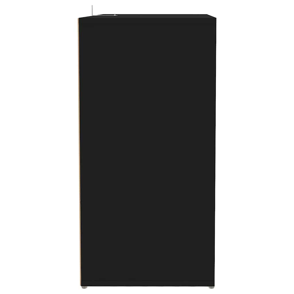 Schuhschrank Schwarz 60x35x70 cm Holzwerkstoff