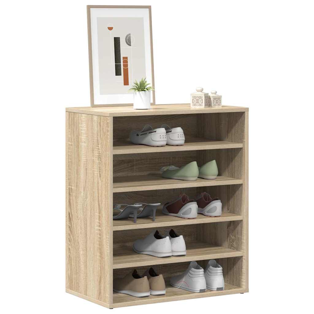Schuhschrank Sonoma-Eiche 60x35x70 cm Holzwerkstoff
