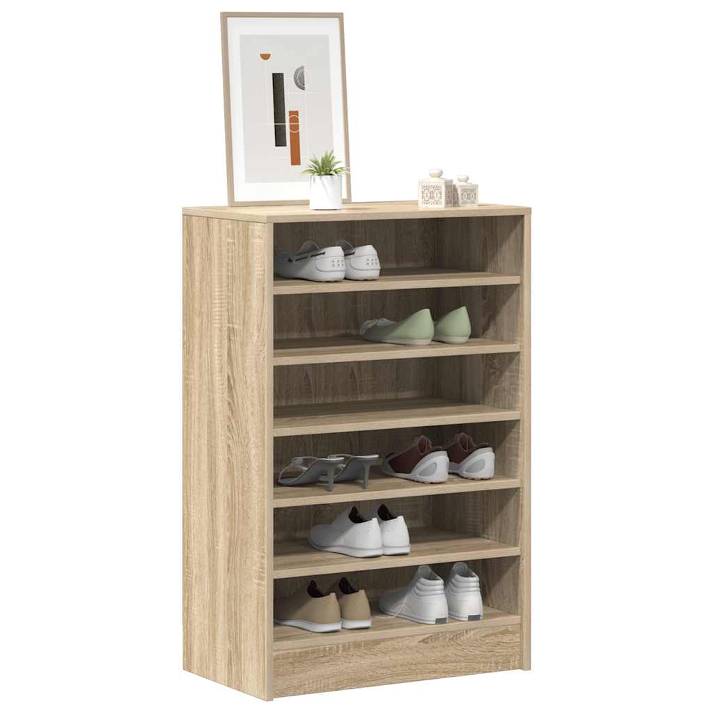 Schuhschrank Sonoma-Eiche 60x35x92 cm Holzwerkstoff