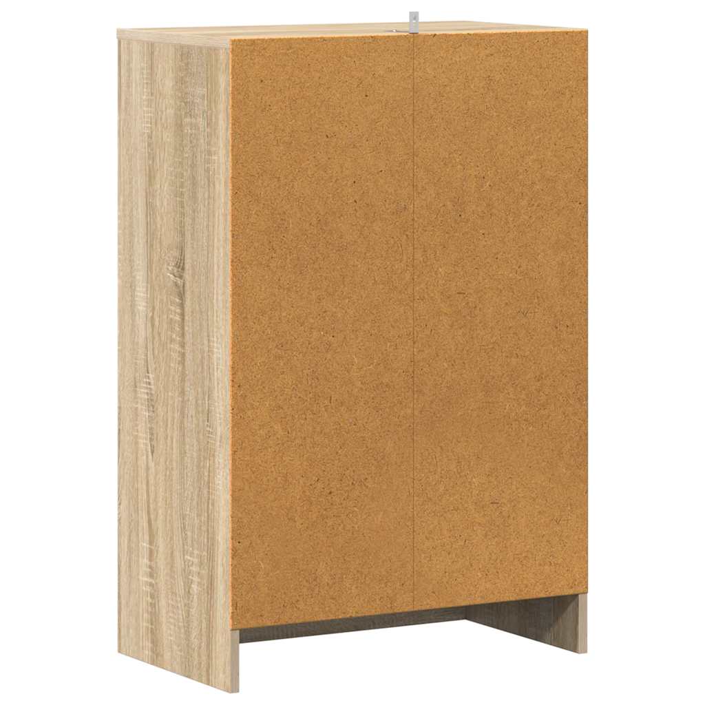 Schuhschrank Sonoma-Eiche 60x35x92 cm Holzwerkstoff