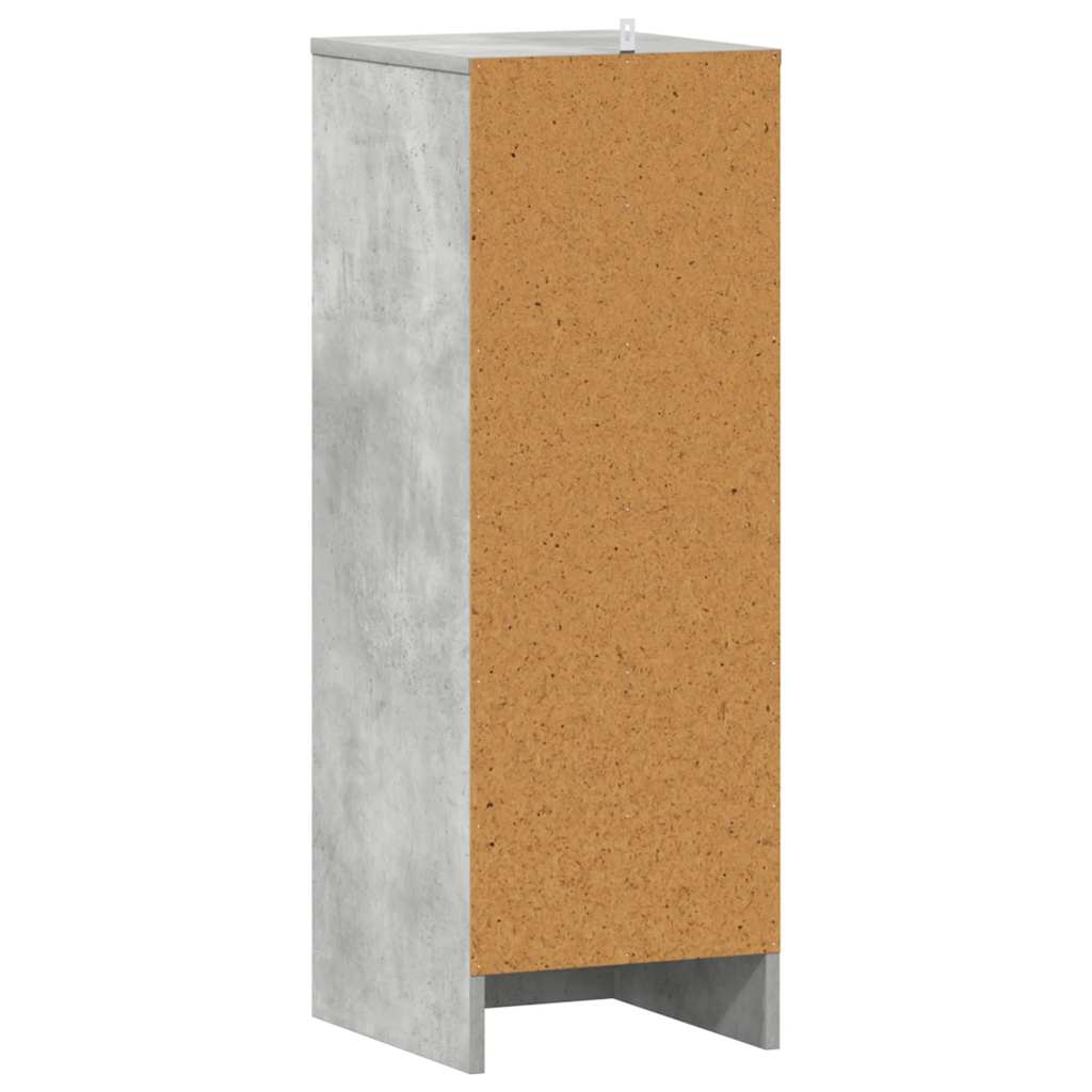 Schuhschrank Betongrau 32x35x92 cm Holzwerkstoff
