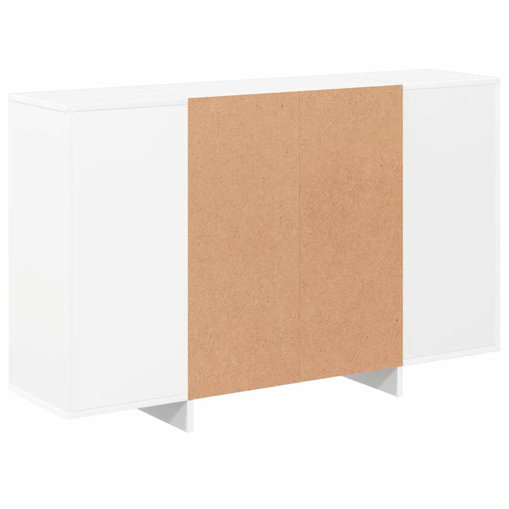 Sideboard Weiß 120x30x75 cm Holzwerkstoff