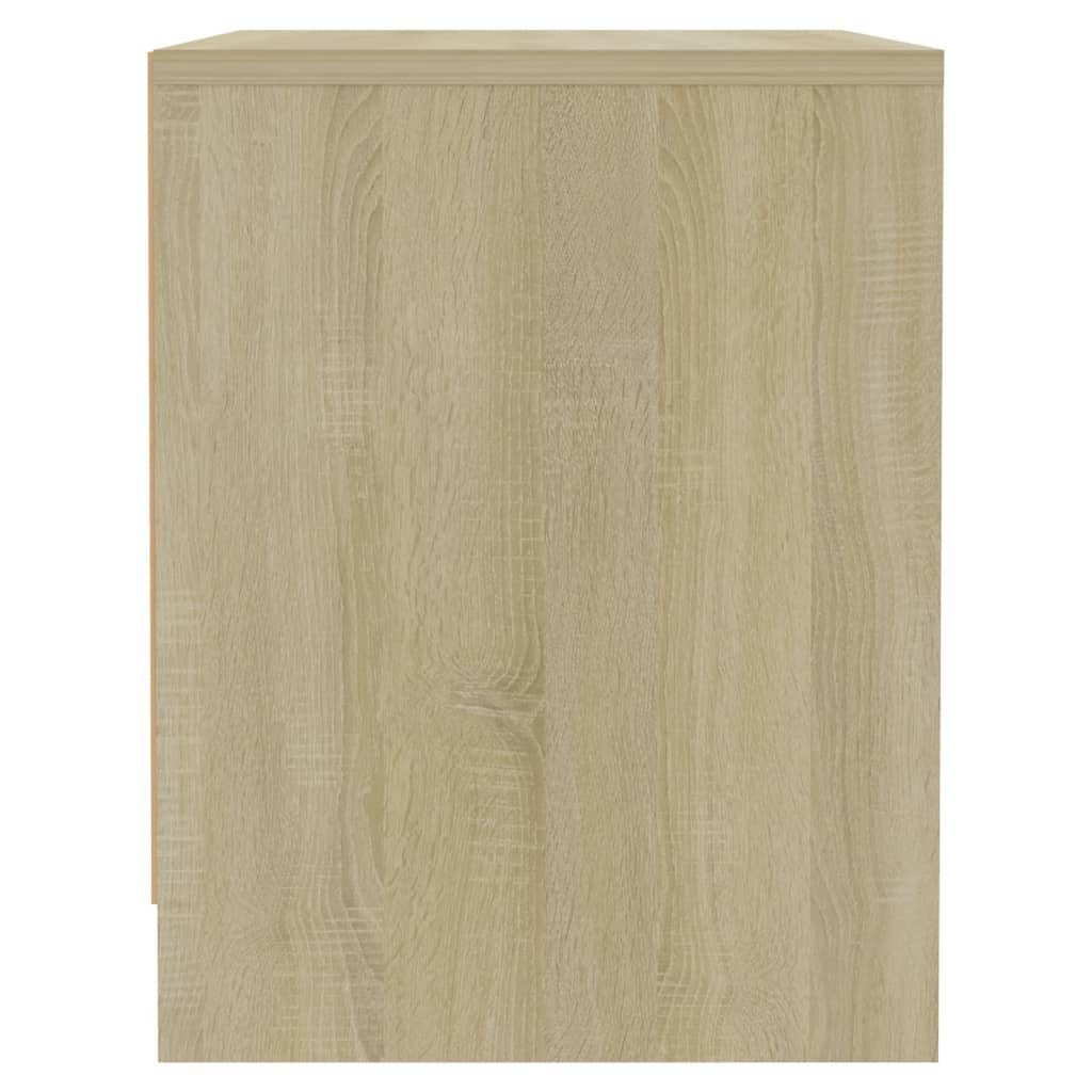 Nachttische 2 Stk. Sonoma-Eiche 45x34x44,5 cm Holzwerkstoff