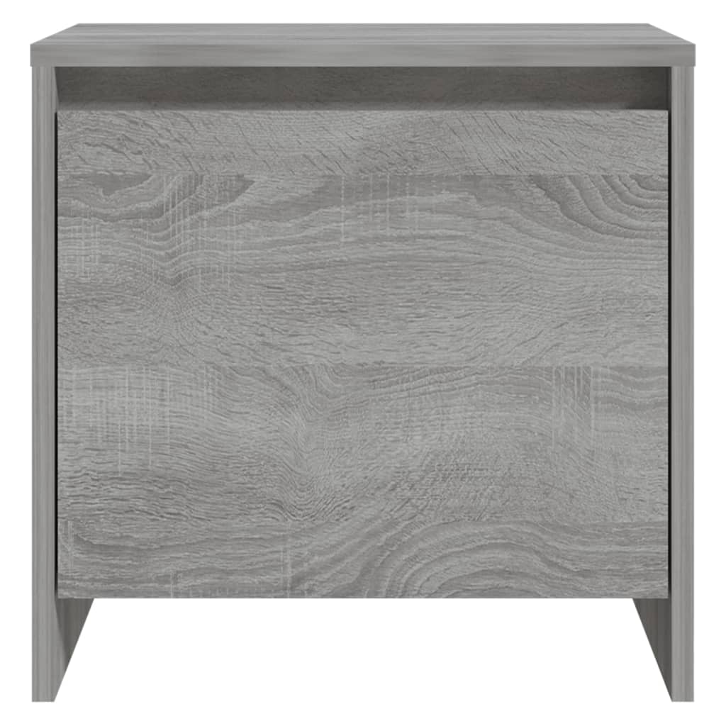 Nachttische 2 Stk. Grau Sonoma 45x34x44,5cm Holzwerkstoff