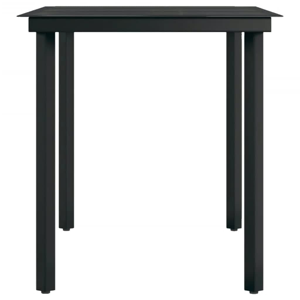 5-tlg. Garten-Essgruppe Schwarz