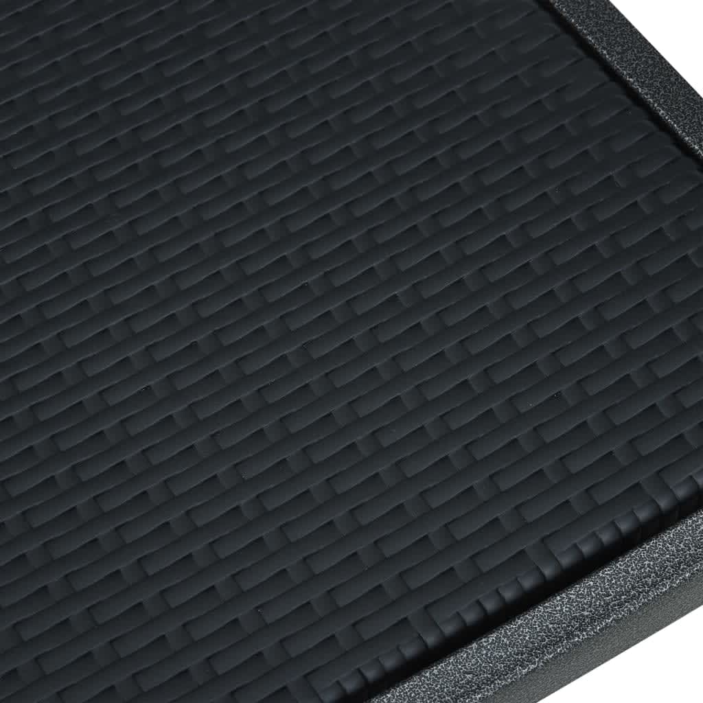 5-tlg. Garten-Essgruppe Schwarz