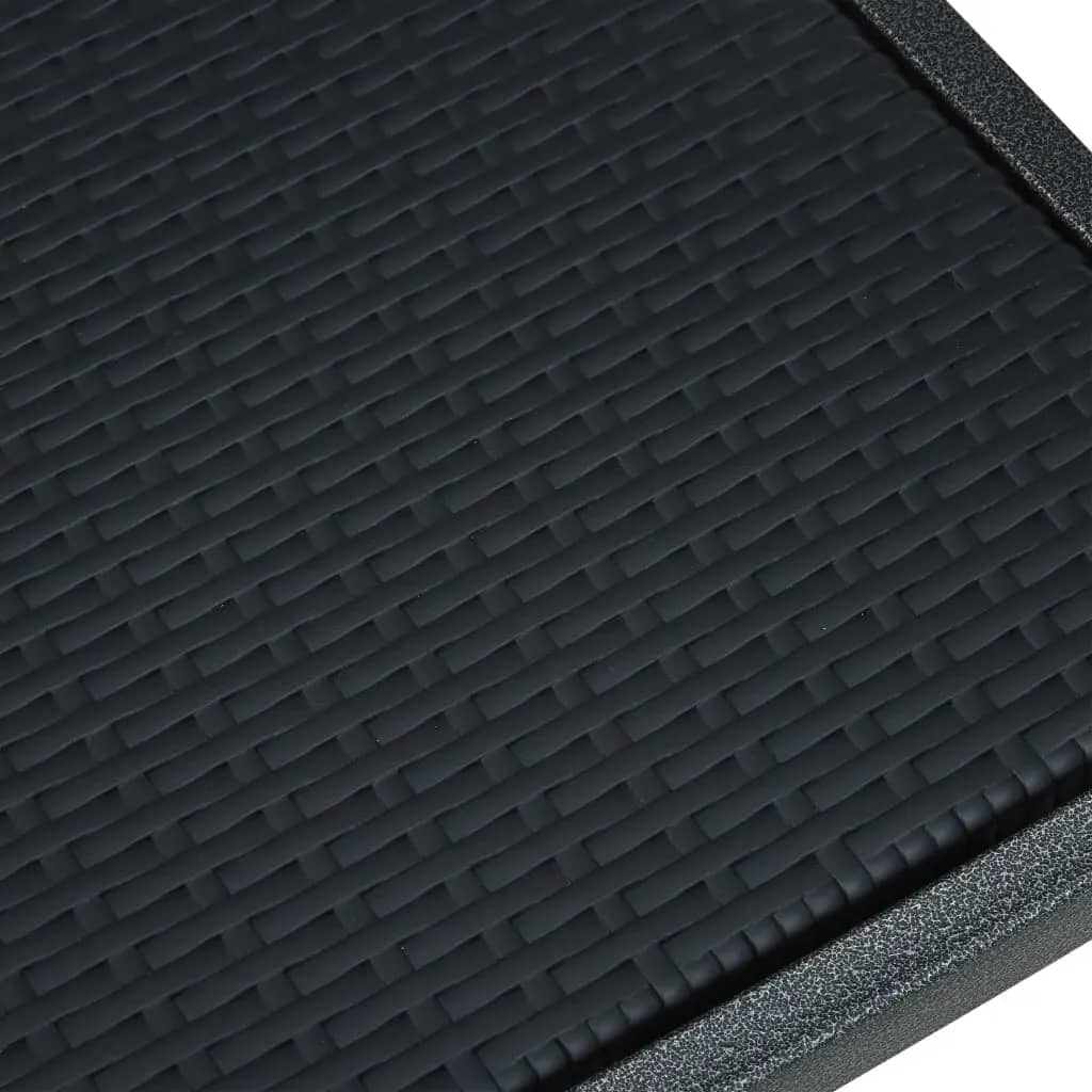 5-tlg. Garten-Essgruppe Schwarz