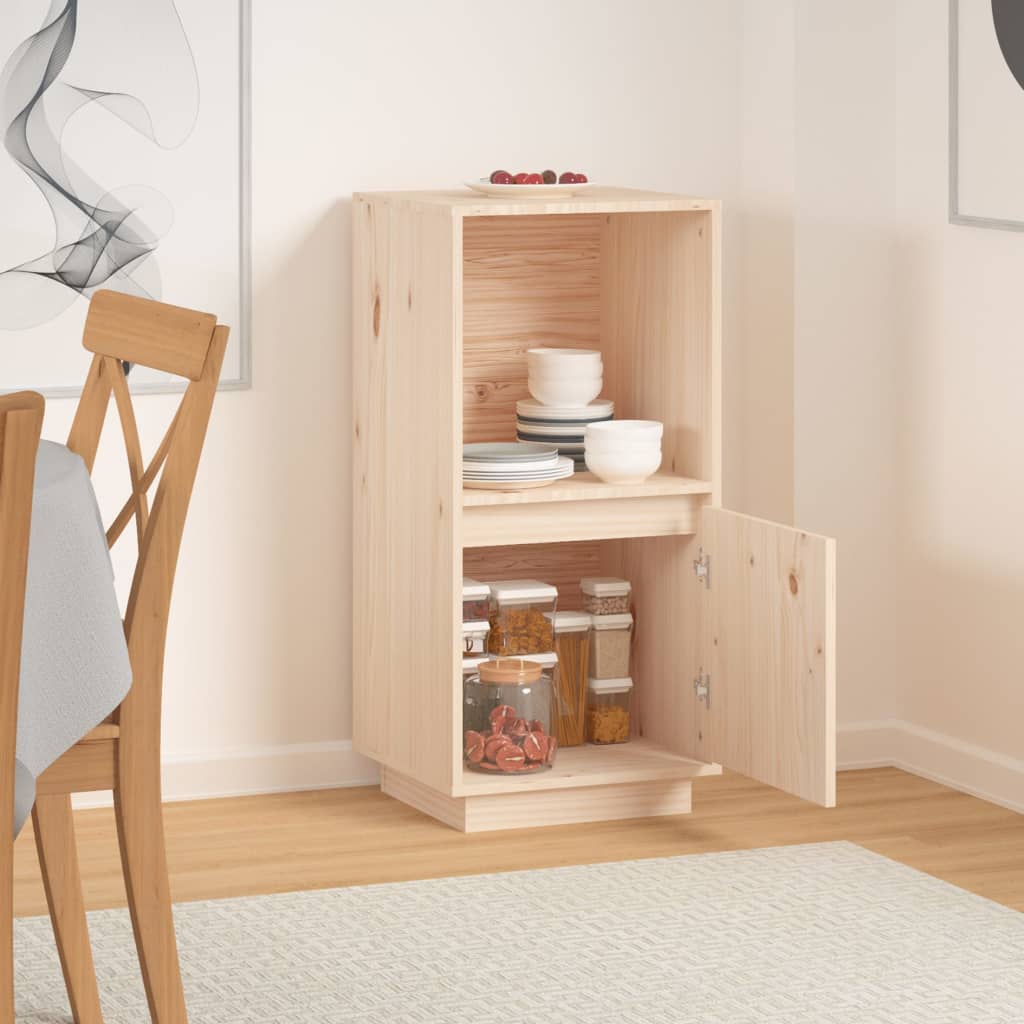 Sideboard 38x35x80 cm Massivholz Kiefer