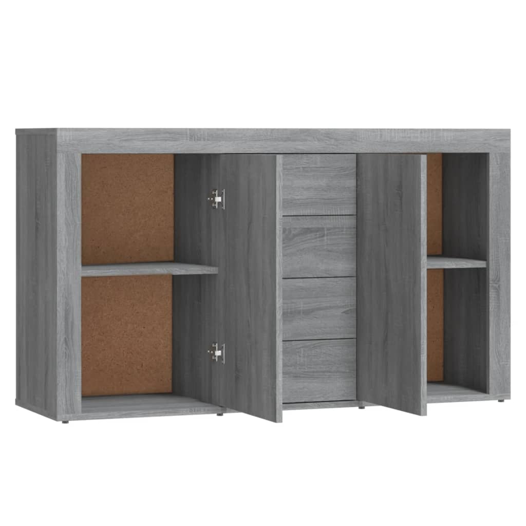 Sideboard Grau Sonoma 120x36x69 cm Holzwerkstoff