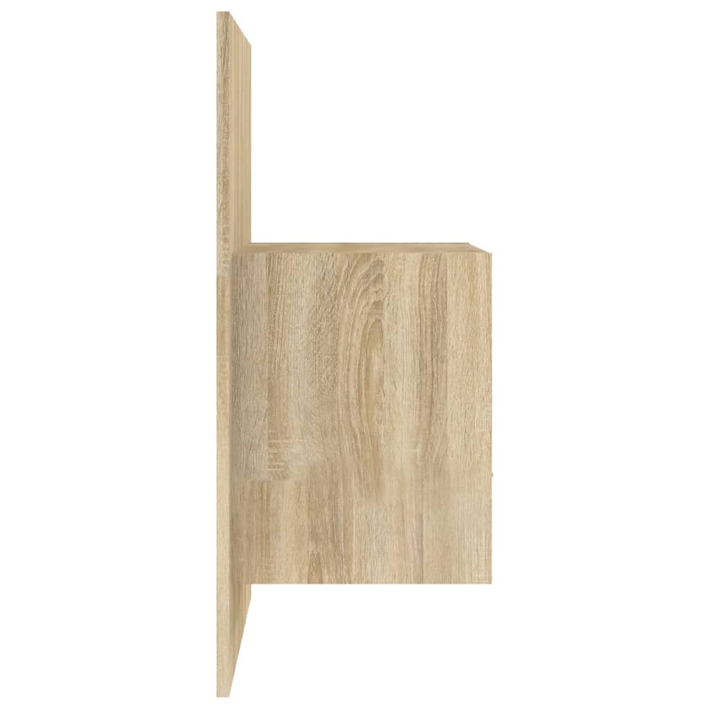 Wand-Nachttische 2 Stk. Sonoma-Eiche