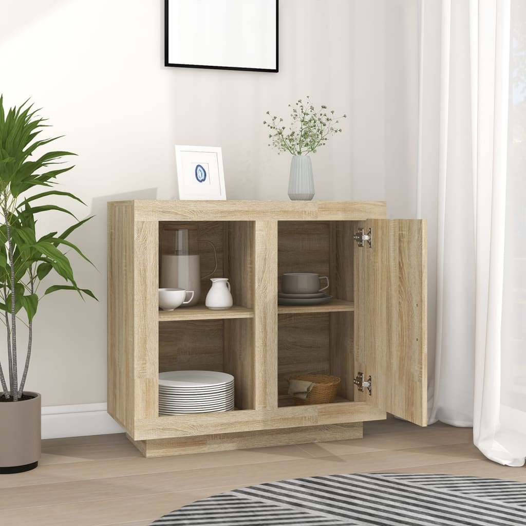 Sideboard Sonoma-Eiche 80x40x75 cm