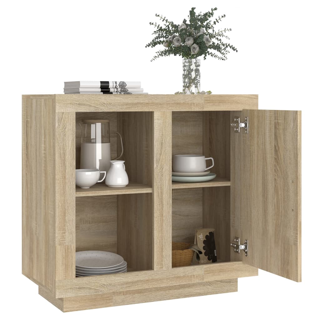 Sideboard Sonoma-Eiche 80x40x75 cm