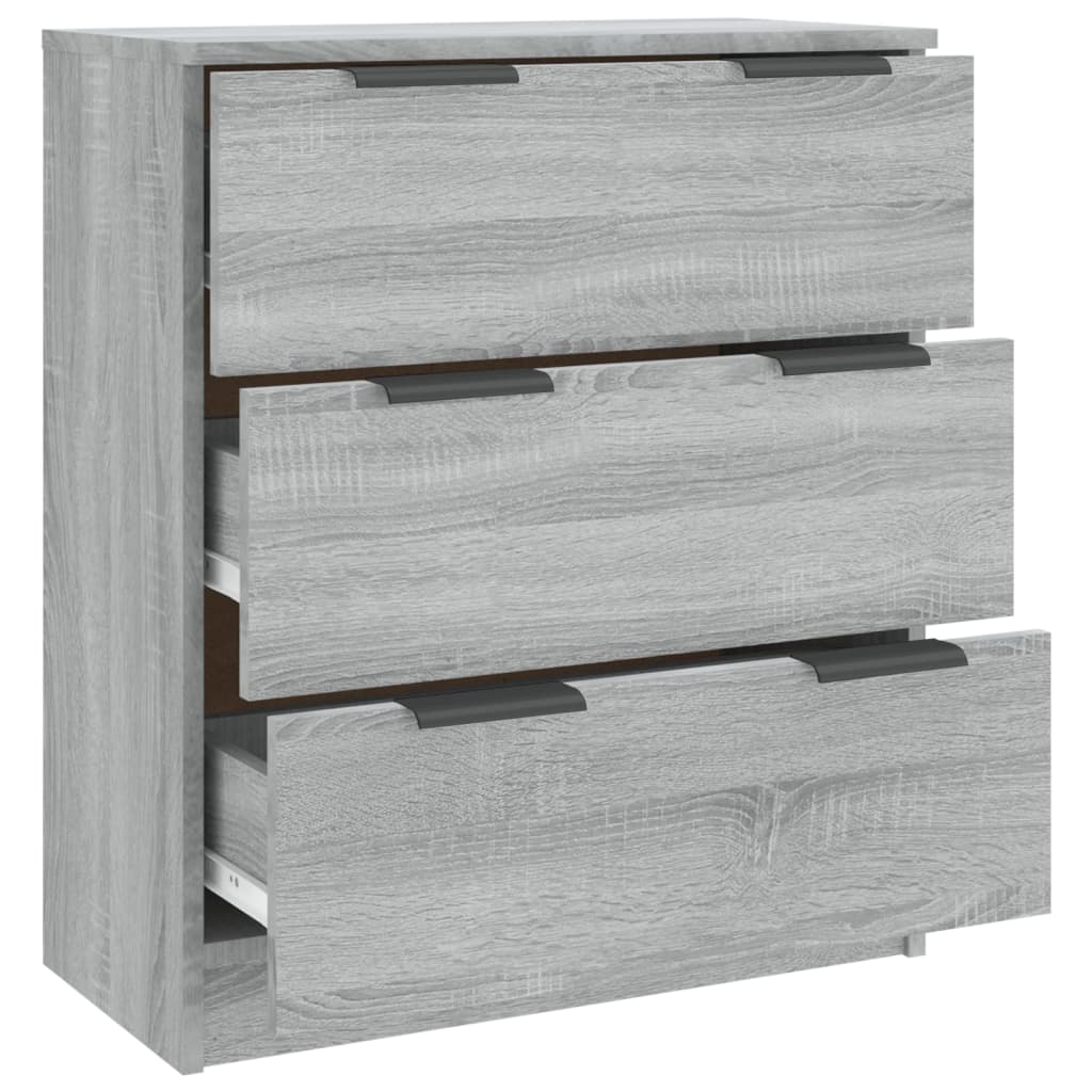 Sideboard Grau Sonoma 60x30x70 cm Holzwerkstoff
