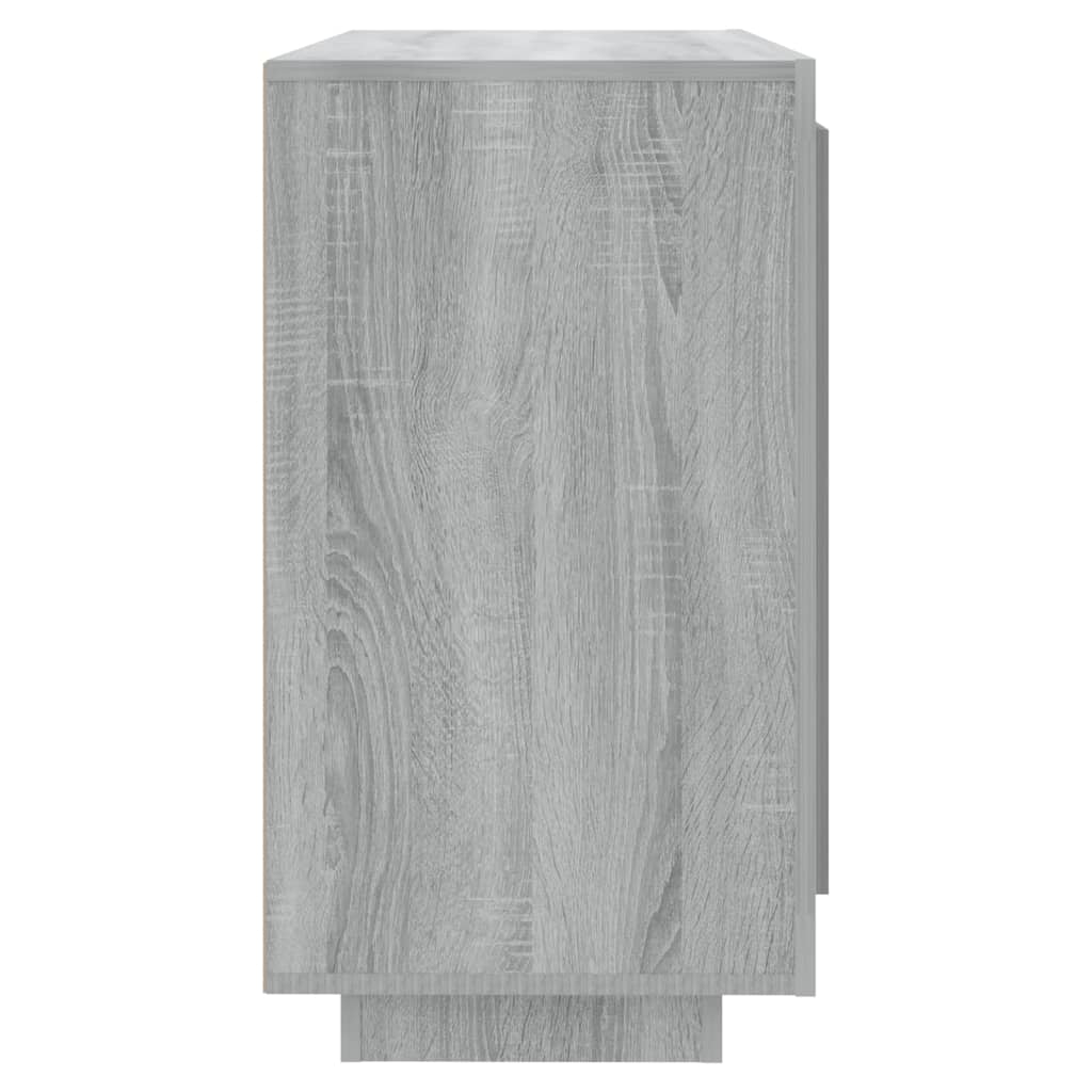 Sideboard Grau Sonoma 80x40x75 cm Holzwerkstoff