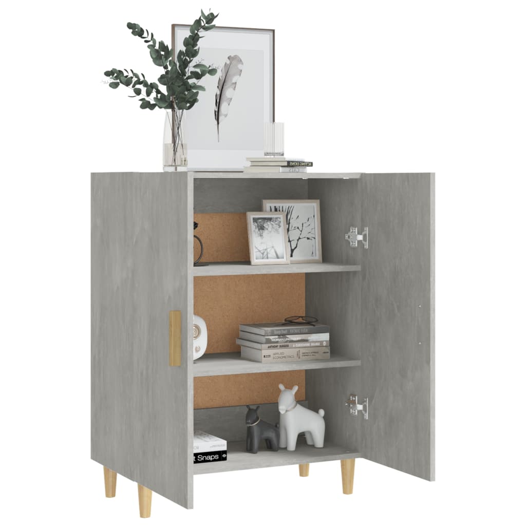 Sideboard Betongrau 70x34x90 cm Holzwerkstoff
