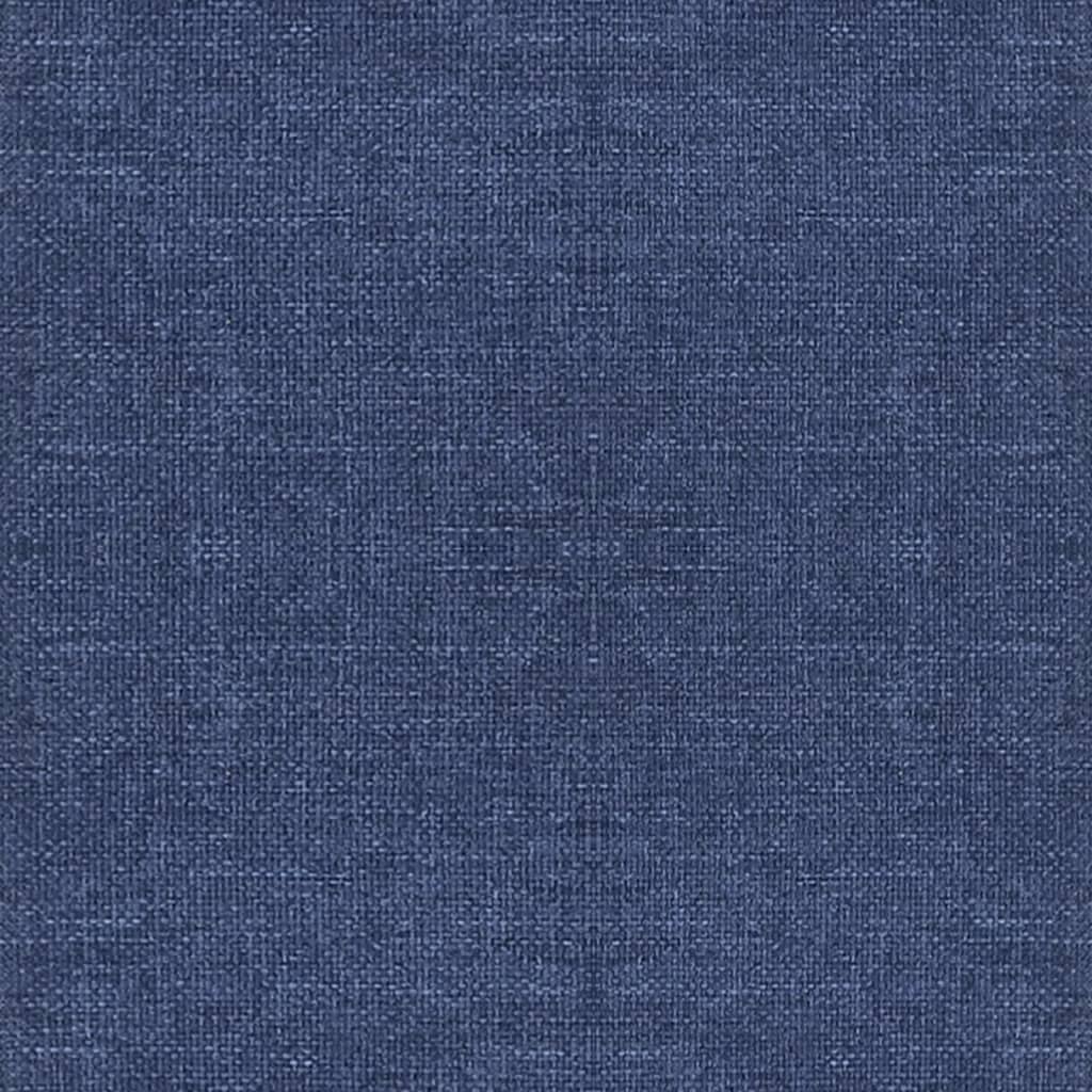 Esszimmerstühle 2 Stk. Drehbar Blau Stoff