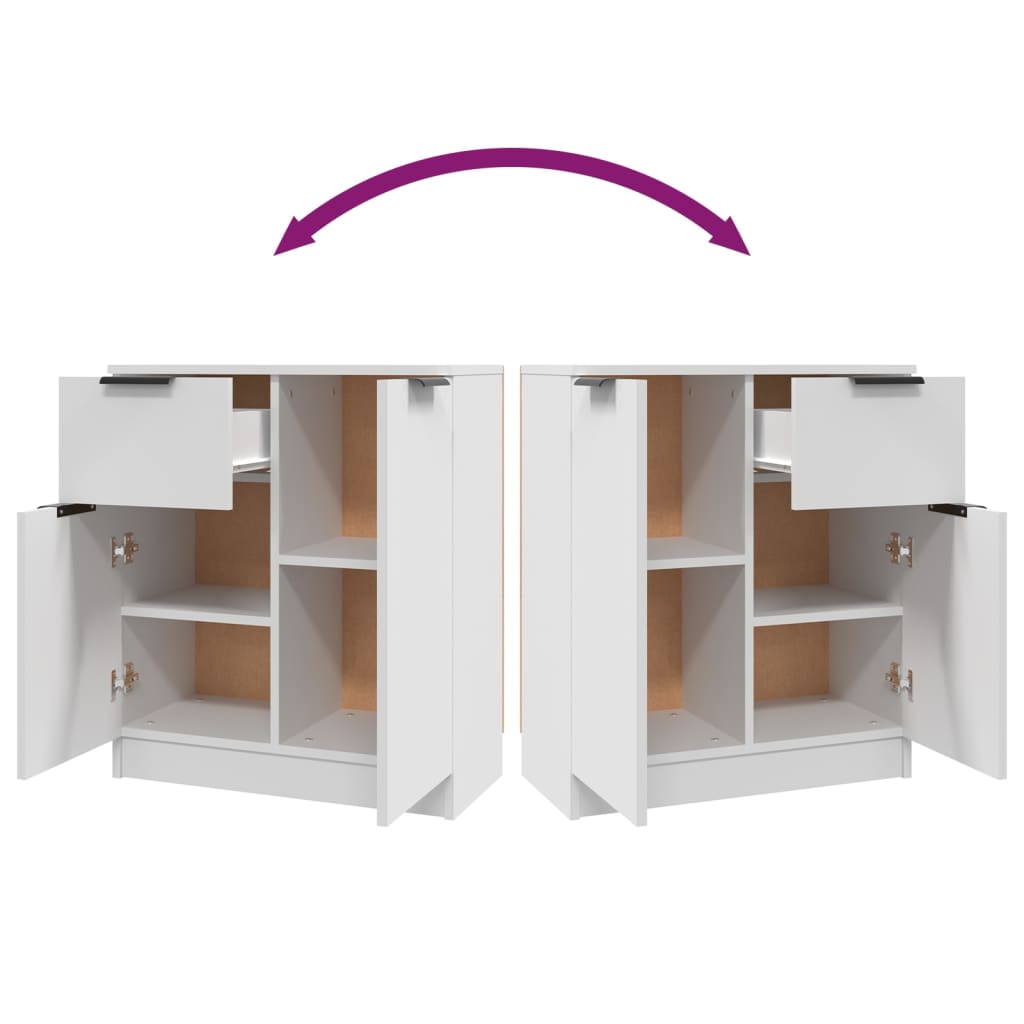 Sideboard Weiß 60x30x70 cm Holzwerkstoff