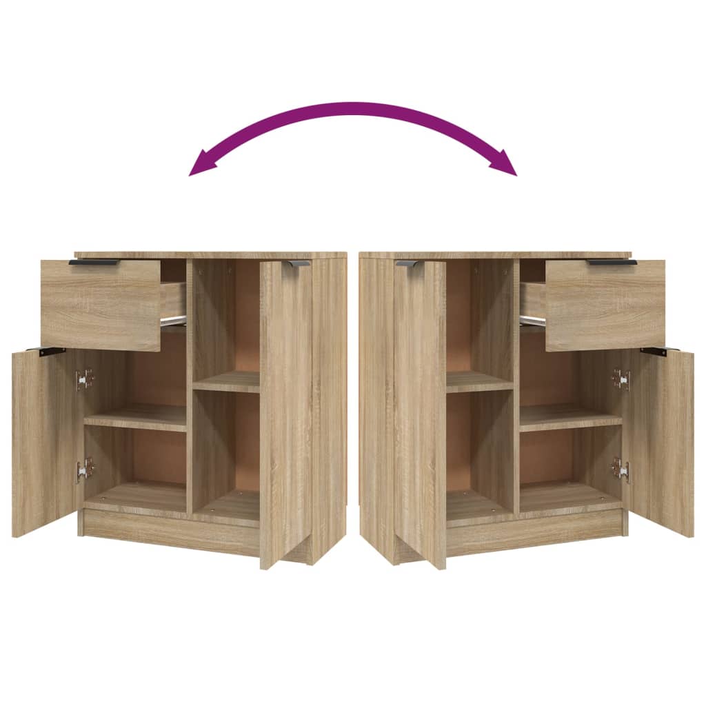 Sideboard Sonoma-Eiche 60x30x70 cm Holzwerkstoff