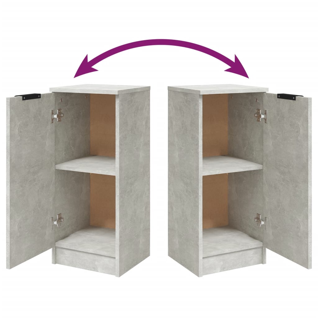 Sideboard Betongrau 30x30x70 cm Holzwerkstoff