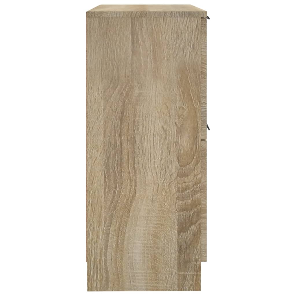 Sideboards 2 Stk. Sonoma-Eiche 30x30x70 cm Holzwerkstoff
