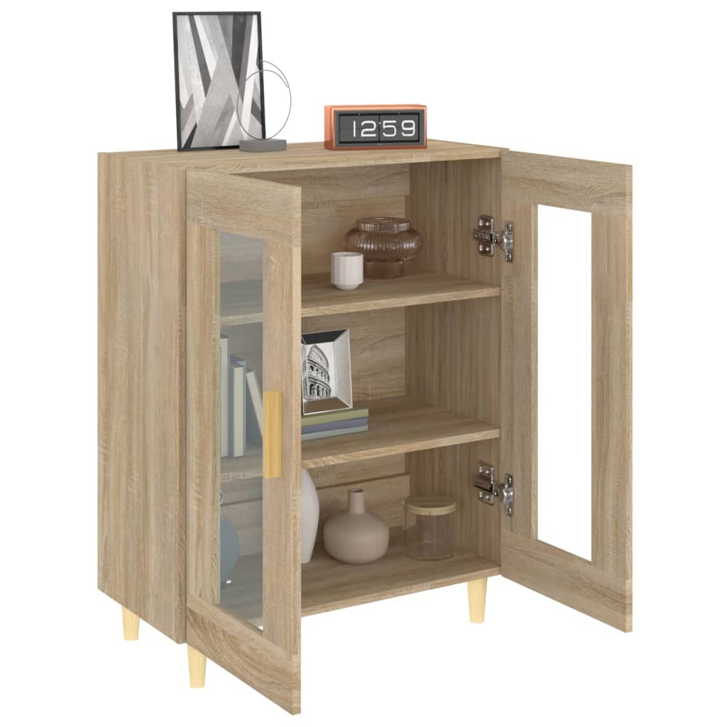 Sideboard Sonoma-Eiche 69,5x34x90 cm Holzwerkstoff