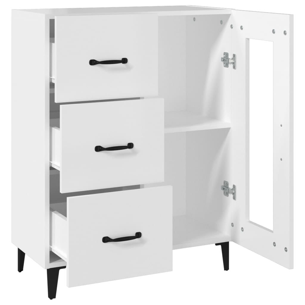 Sideboard Weiß 69,5x34x90 cm Holzwerkstoff